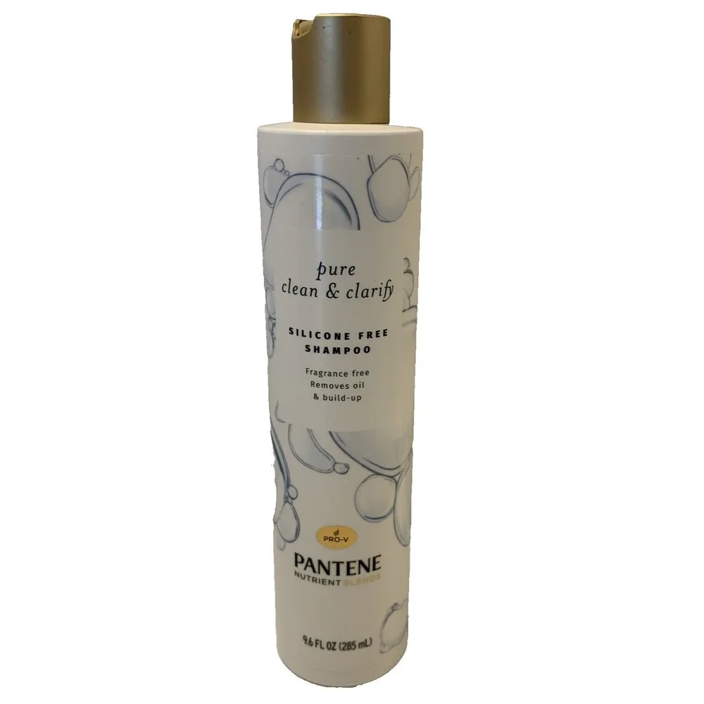 Pantene Nutrient Blends Pure Clean & Clarify Shampoo Silicone Free 9.6 fl oz